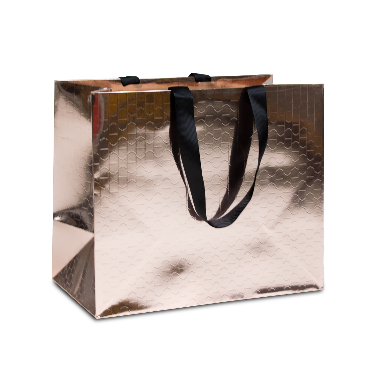 Order luxury metallic paper bags FF PACKAGING